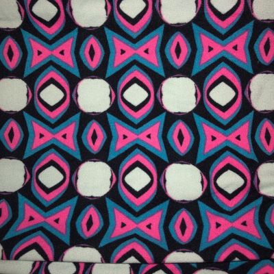 LuLaRoe TC Leggings Bright Pink, Aqua, White w/ Black Background BUTTERY SOFT!